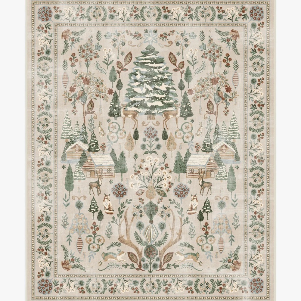 Ruggable Juniper Neutral Multicolor Flatwoven Rug 4x6 NWOT